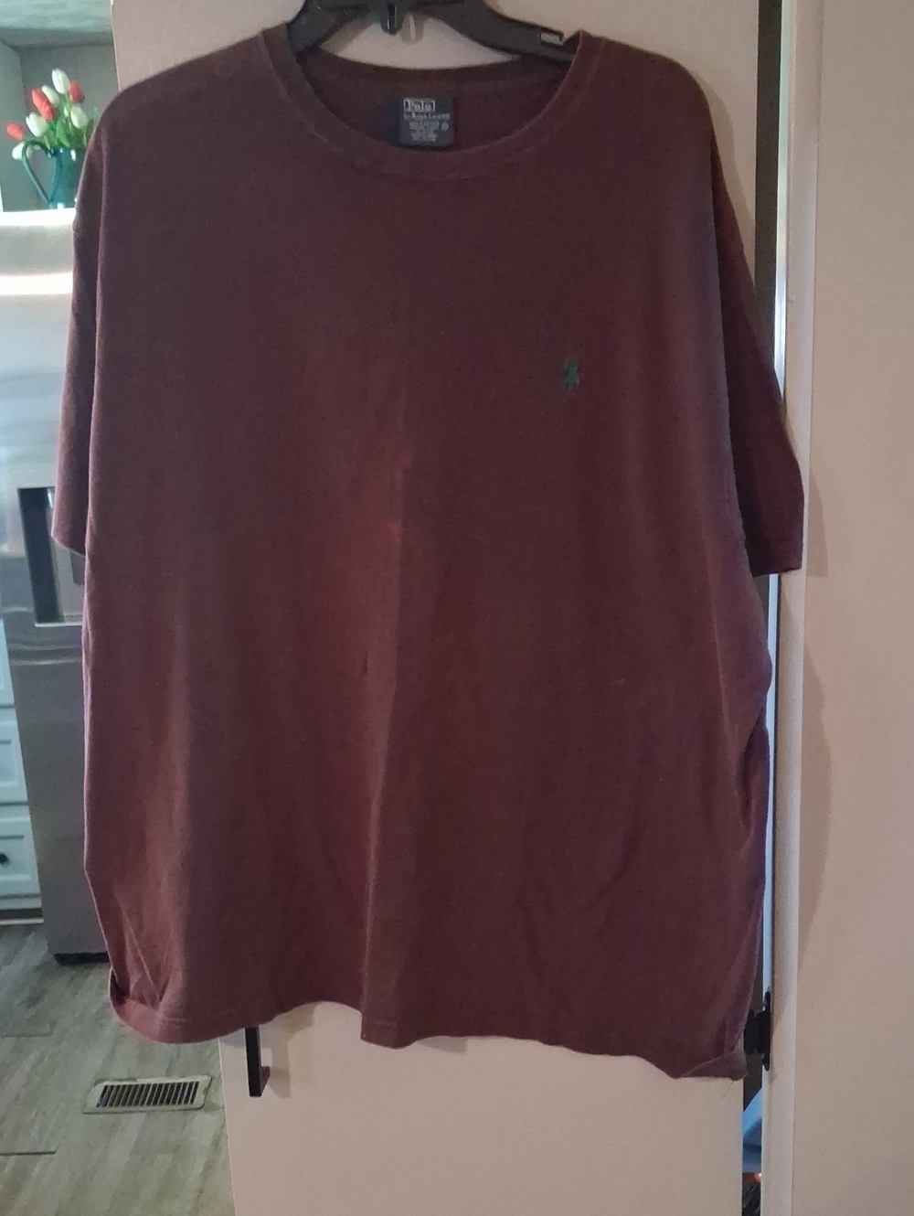 Polo by Ralph Lauren Men's Crew Neck T-Shirt - Maroon